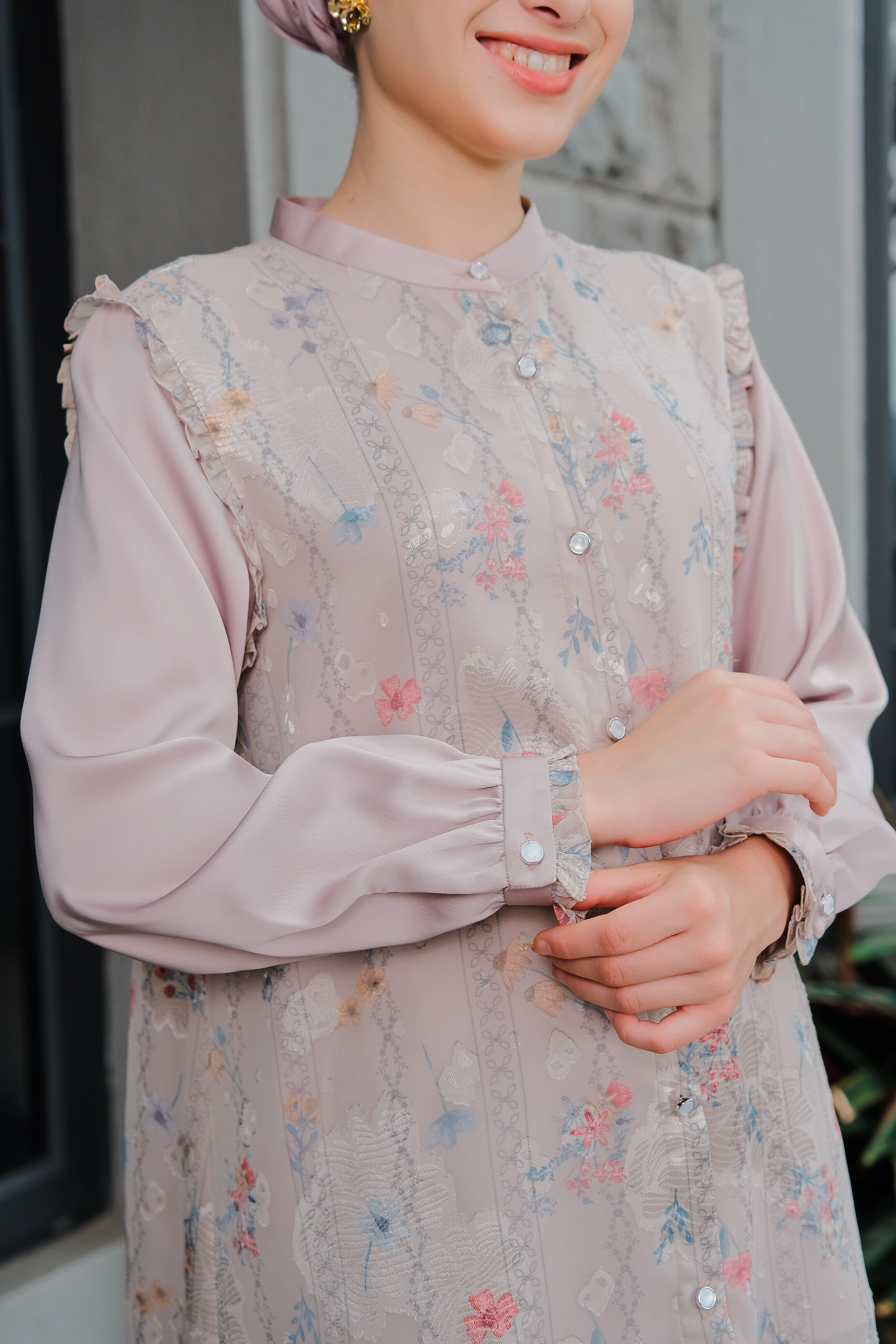 ILMIRA WOMEN TUNIC CLOVER BAMBOO SILK
