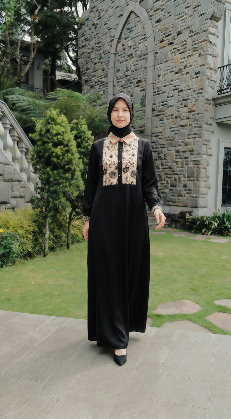 HAMIDA WOMEN DRESS BAMBOO SILK