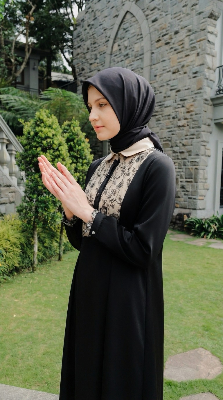 HAMIDA WOMEN DRESS BAMBOO SILK