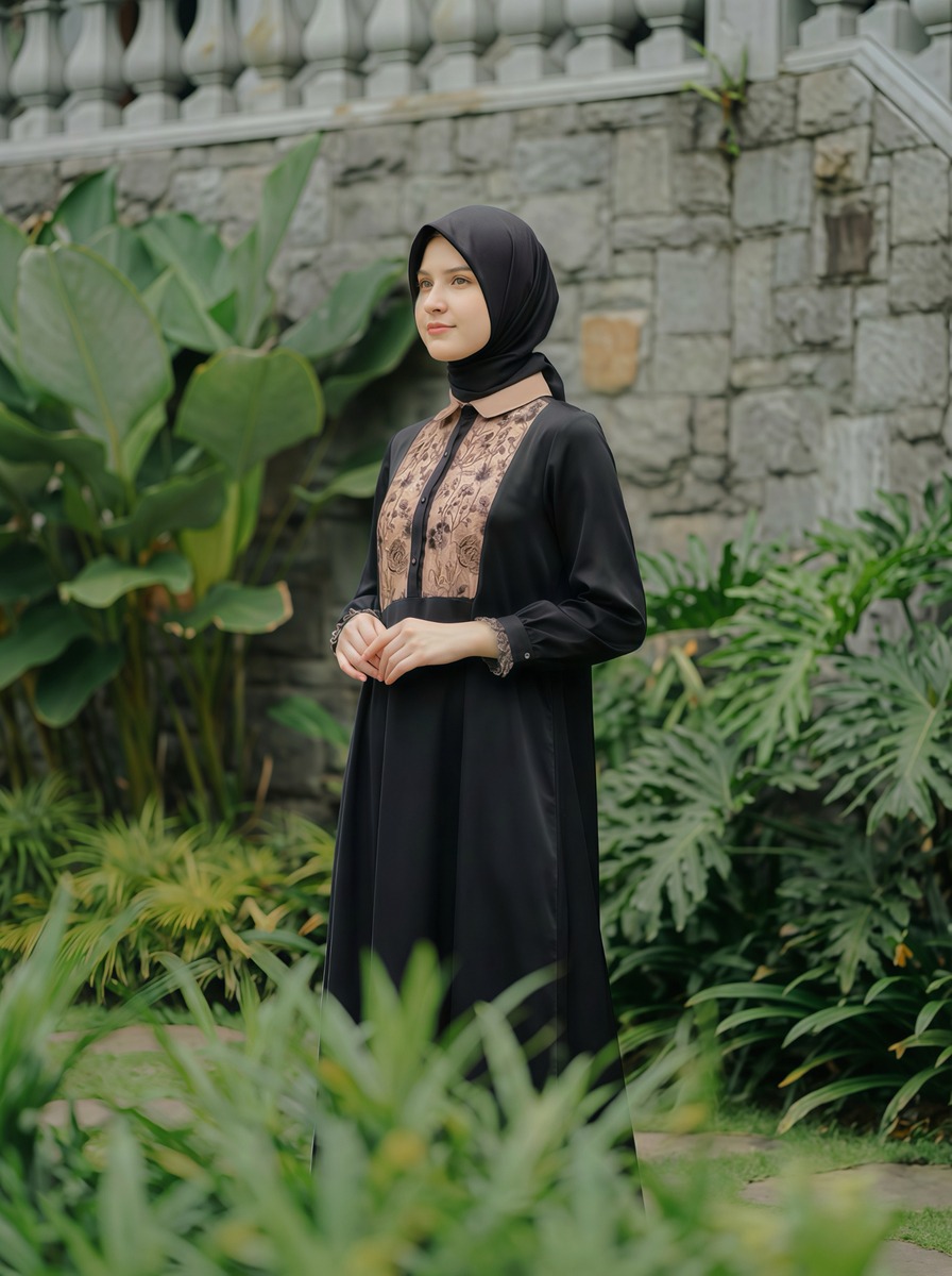 HAMIDA WOMEN DRESS BAMBOO SILK
