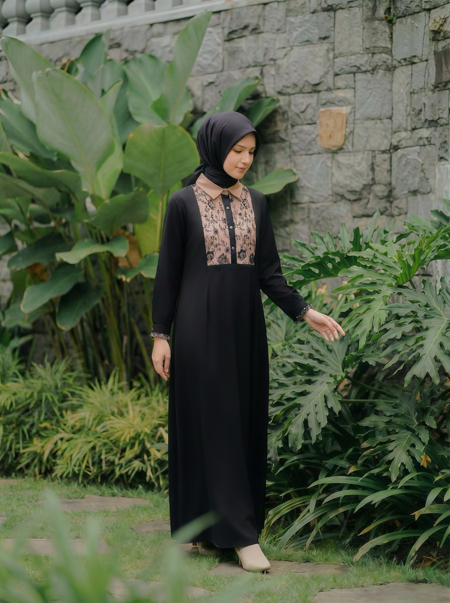 HAMIDA WOMEN DRESS BAMBOO SILK