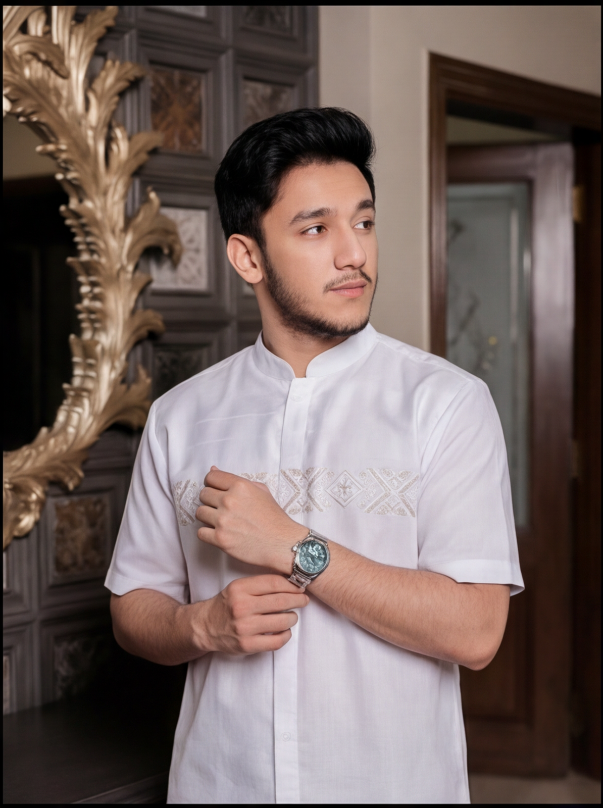 RHAFA MENS KOKO COTTON DOBBY