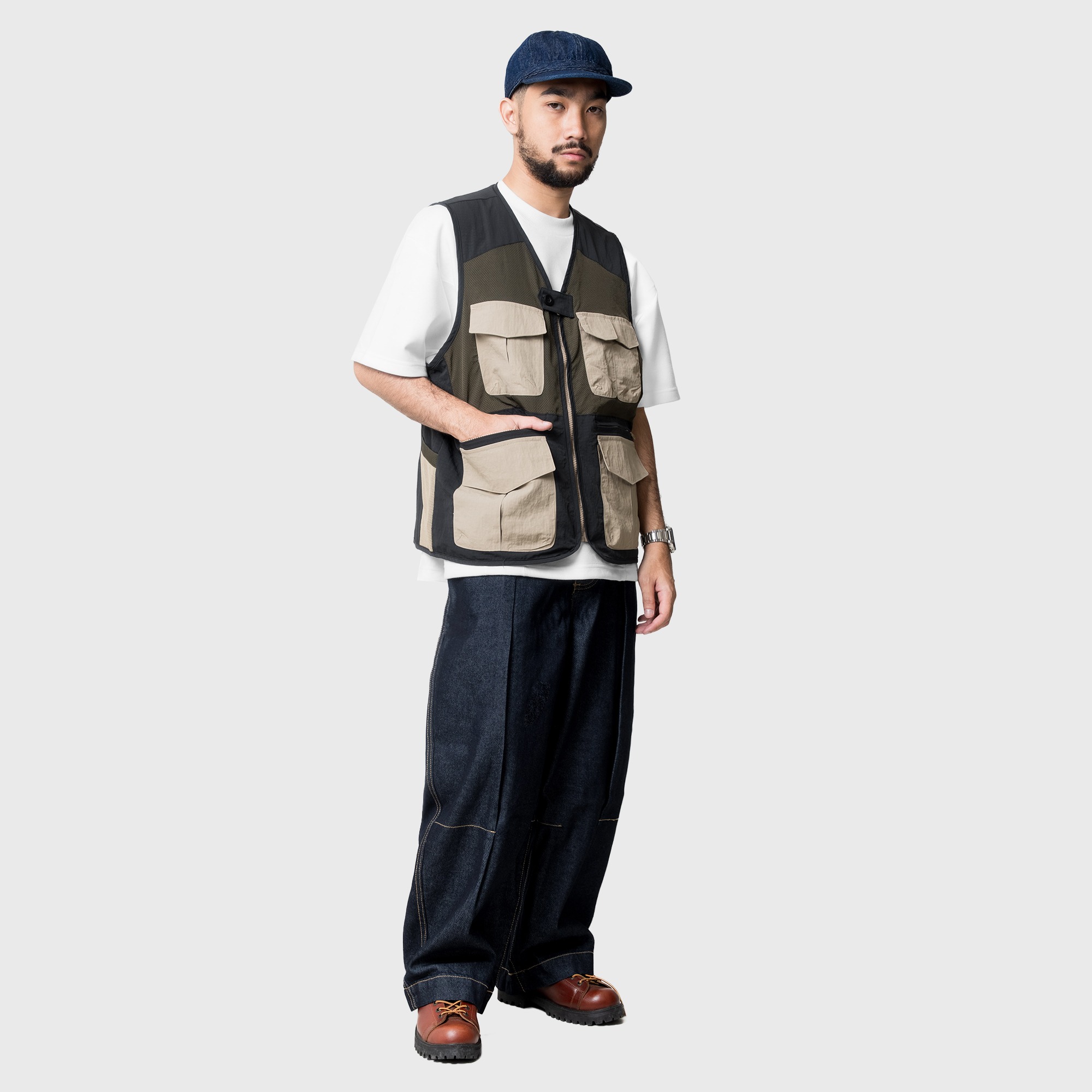 Noforty Project Baggy Ankle Pants Hanami Blue