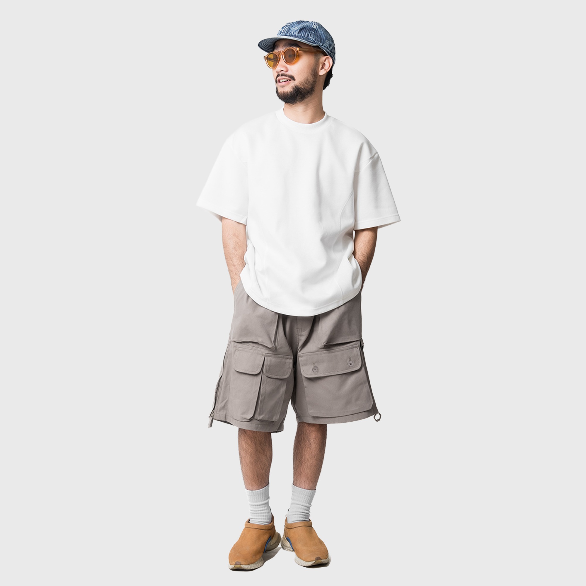 Noforty Project Short Cargo Pants Troops Brown