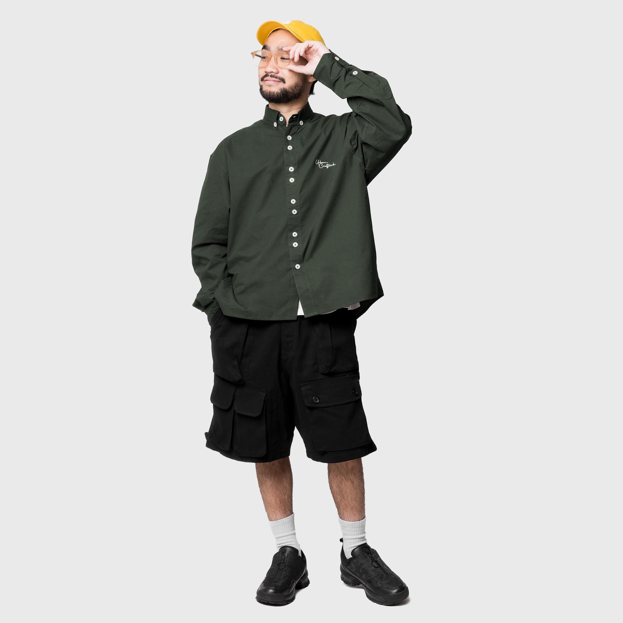 Noforty Project Short Cargo Pants Troops Black