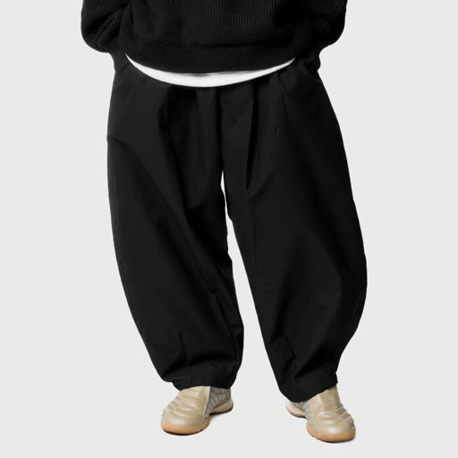 Noforty Project Barrel Long Pants Mido Black