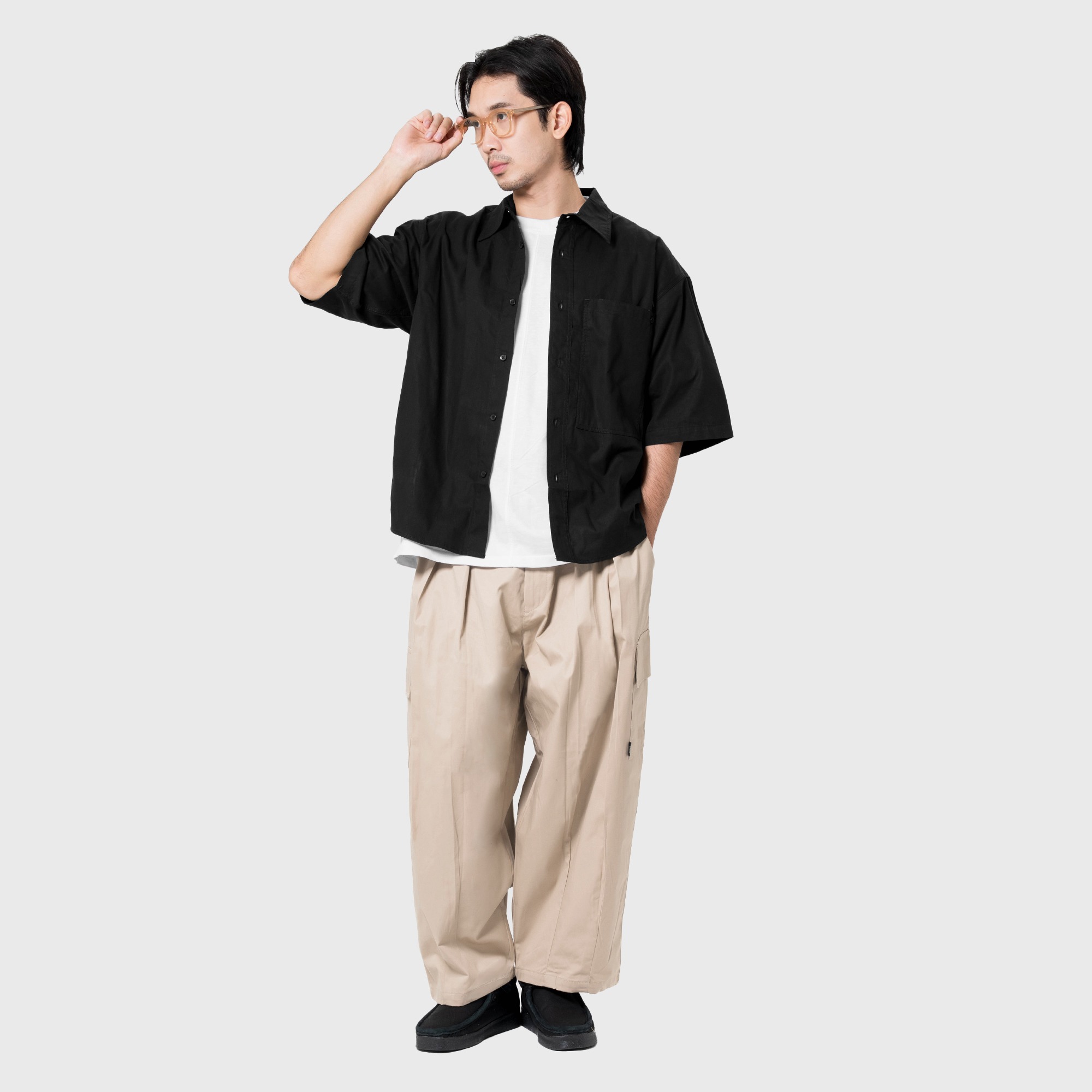 Noforty Project Baloon Cargo Pants Carmelo Beidge