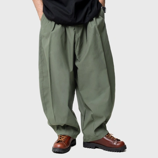 Noforty Project Barrel Long Pants Mido Olive