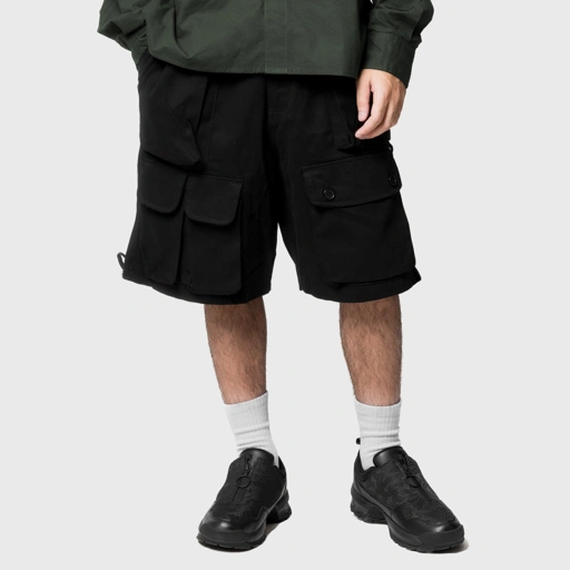 Noforty Project Short Cargo Pants Troops Black