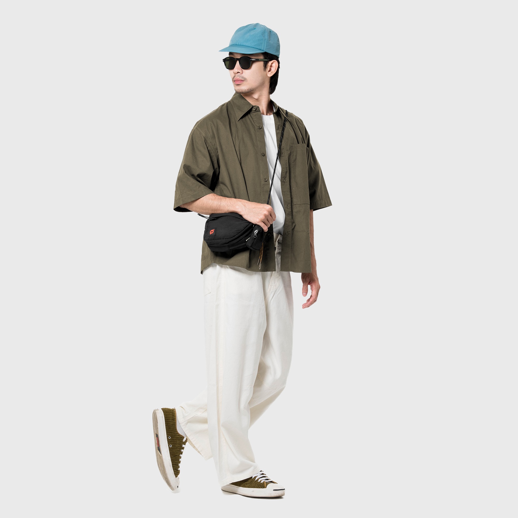 Noforty Project Barrel Long Pants Omo Cream