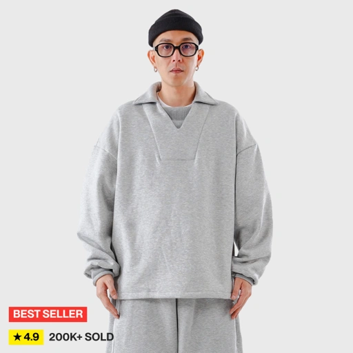 Noforty Project Oversize Sweater Rugby Malfin Misty