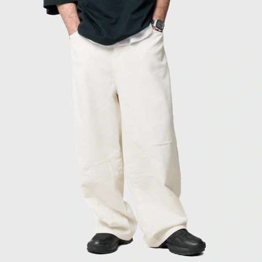 Noforty Project Barrel Long Pants Omo Cream