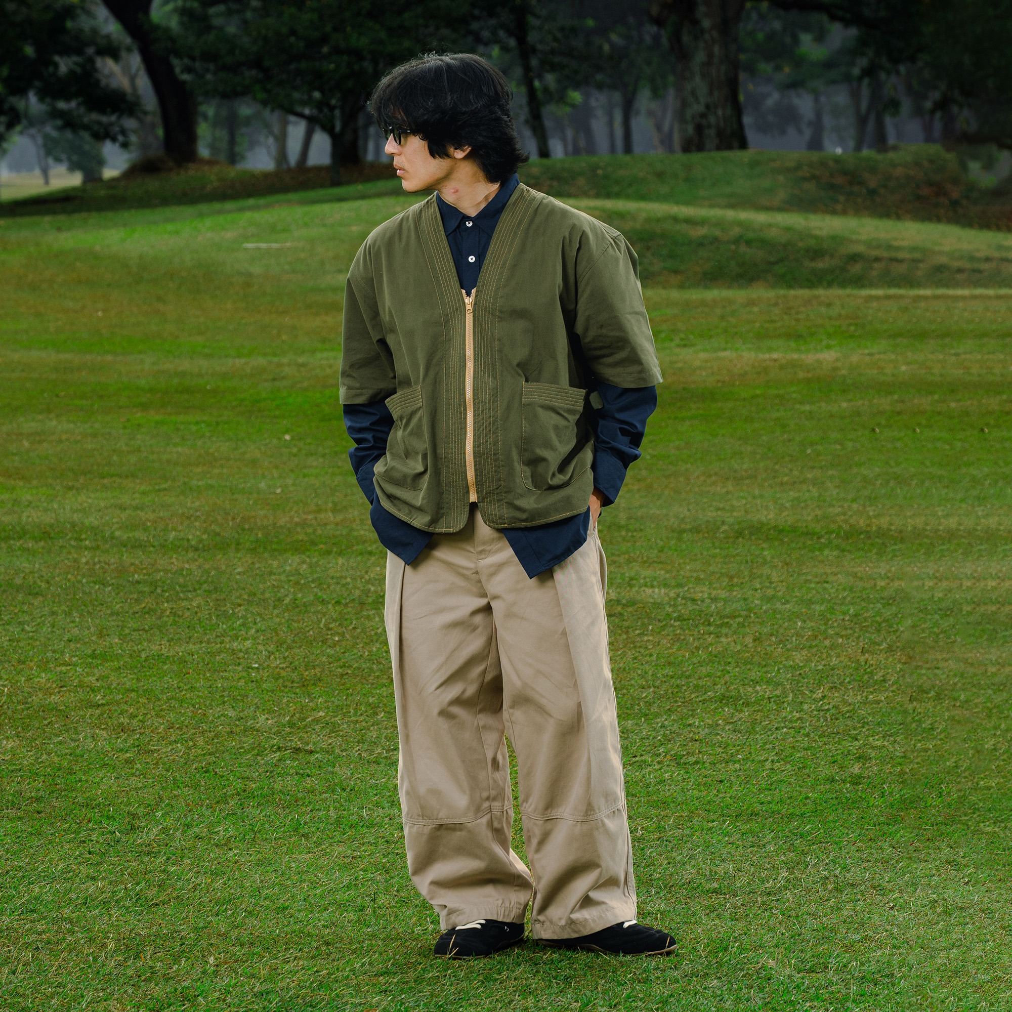 Noforty Project Long Pants Sakani Khaki