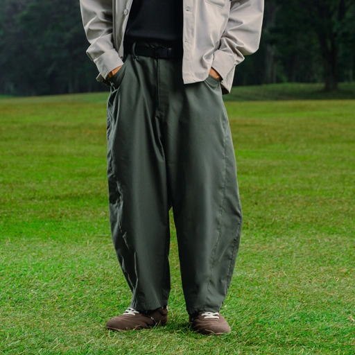 Noforty Project Barrel Long Pants Morten Olive