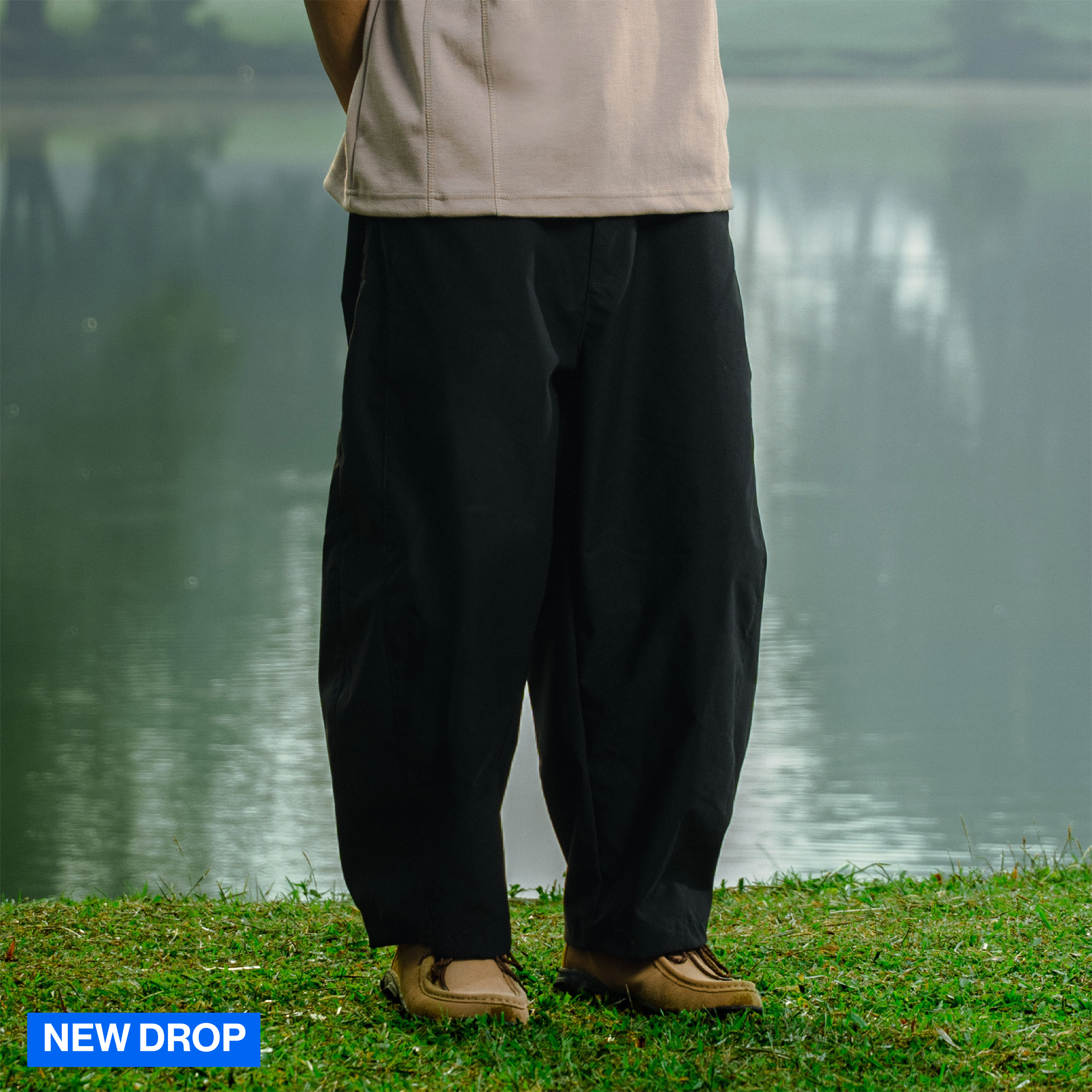 Noforty Project Barrel Long Pants Morten Black