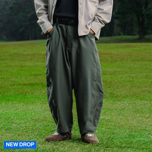 Noforty Project Barrel Long Pants Morten Sage