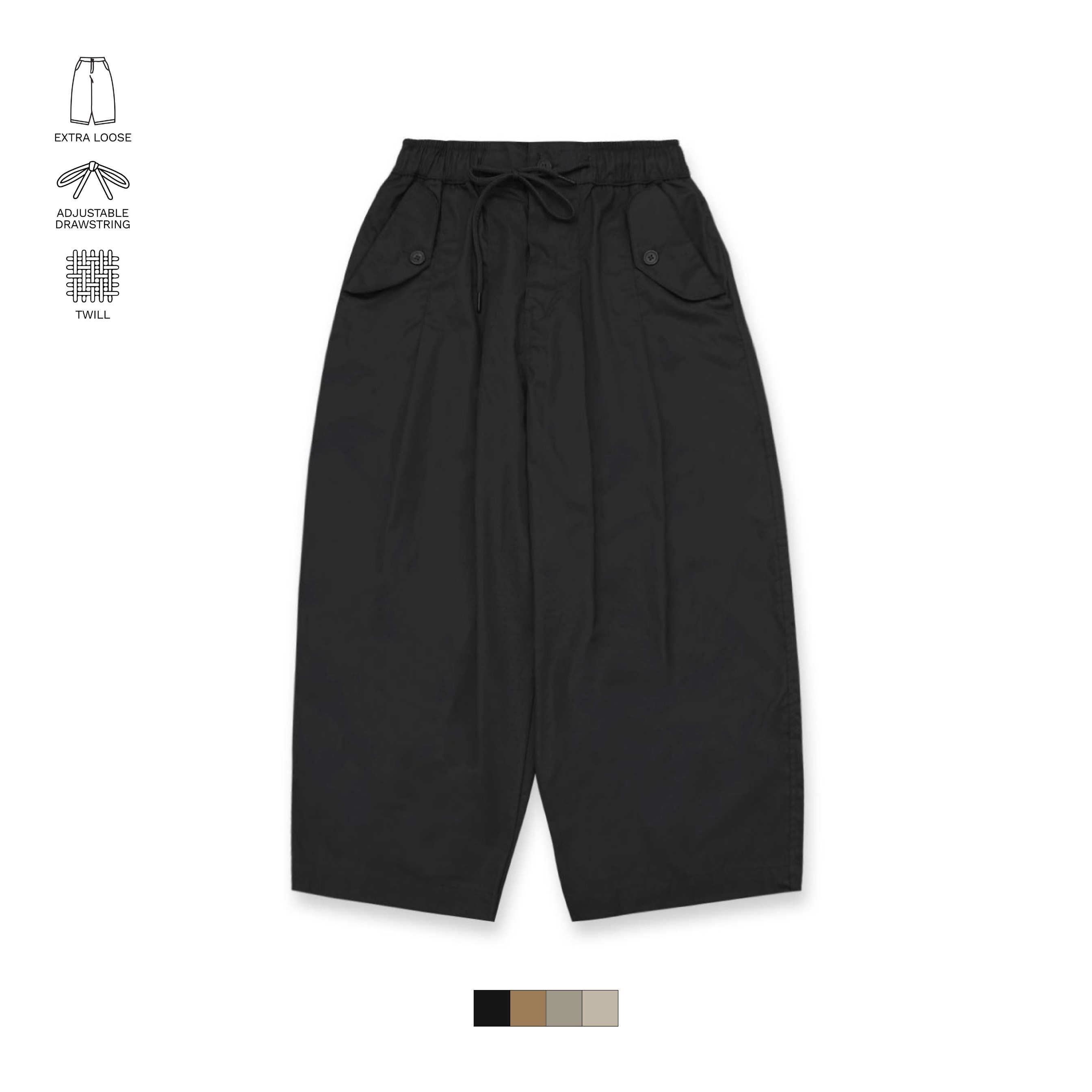 Noforty Project Balloon Angkle Pants Campony
