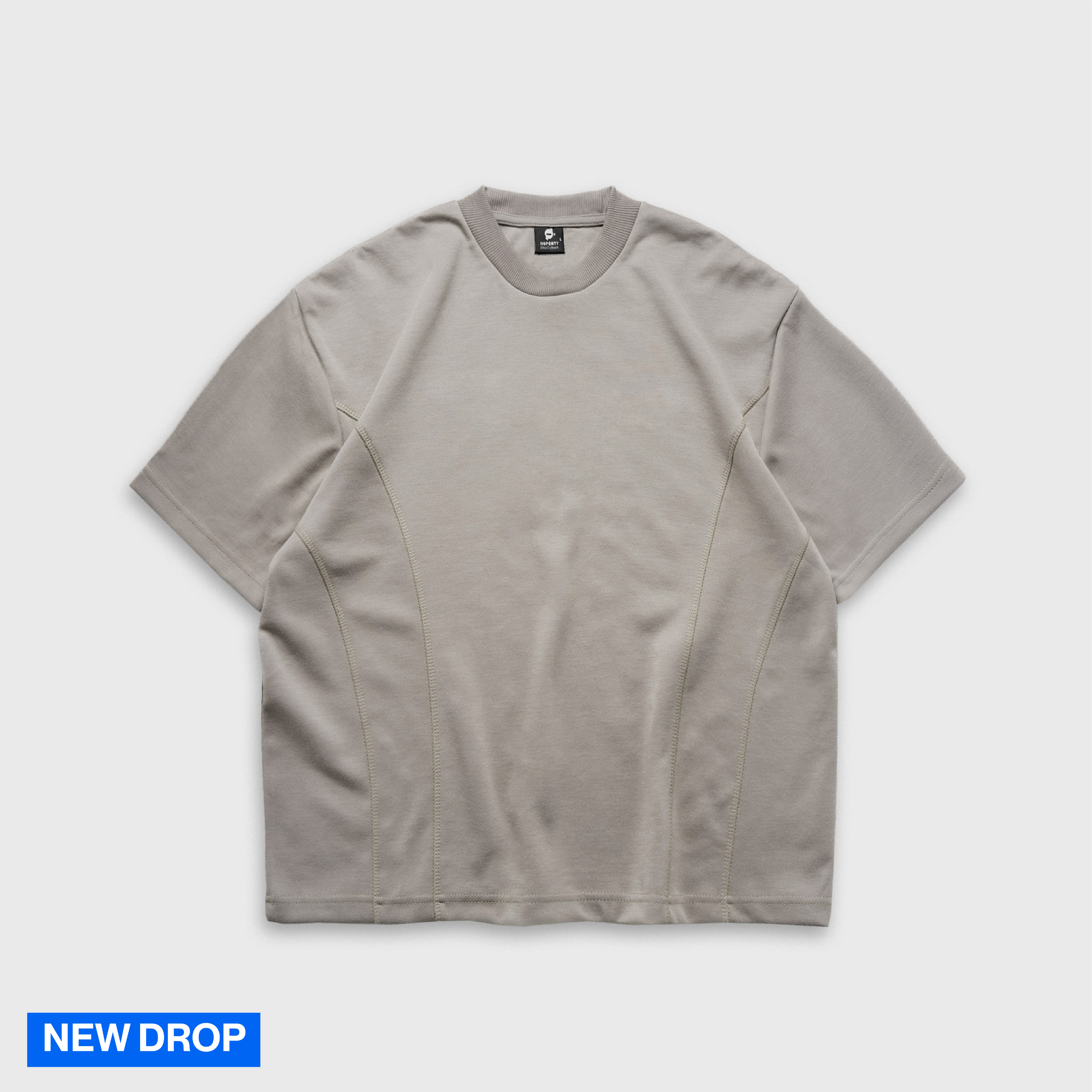 Noforty Project Oversize Boxy Fitty Tee Khaki