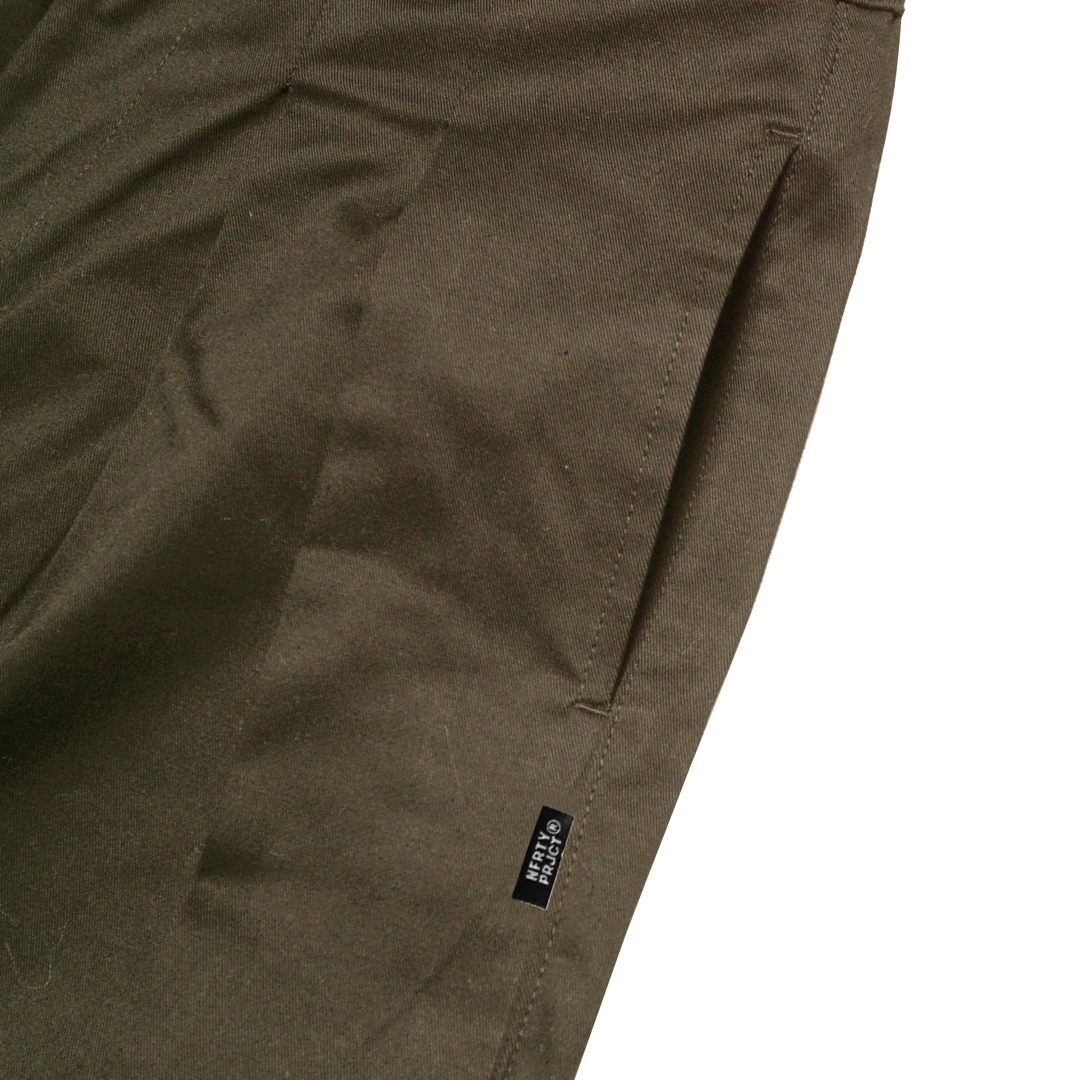 NOFORTY TAPPERED PANTS OLIVE