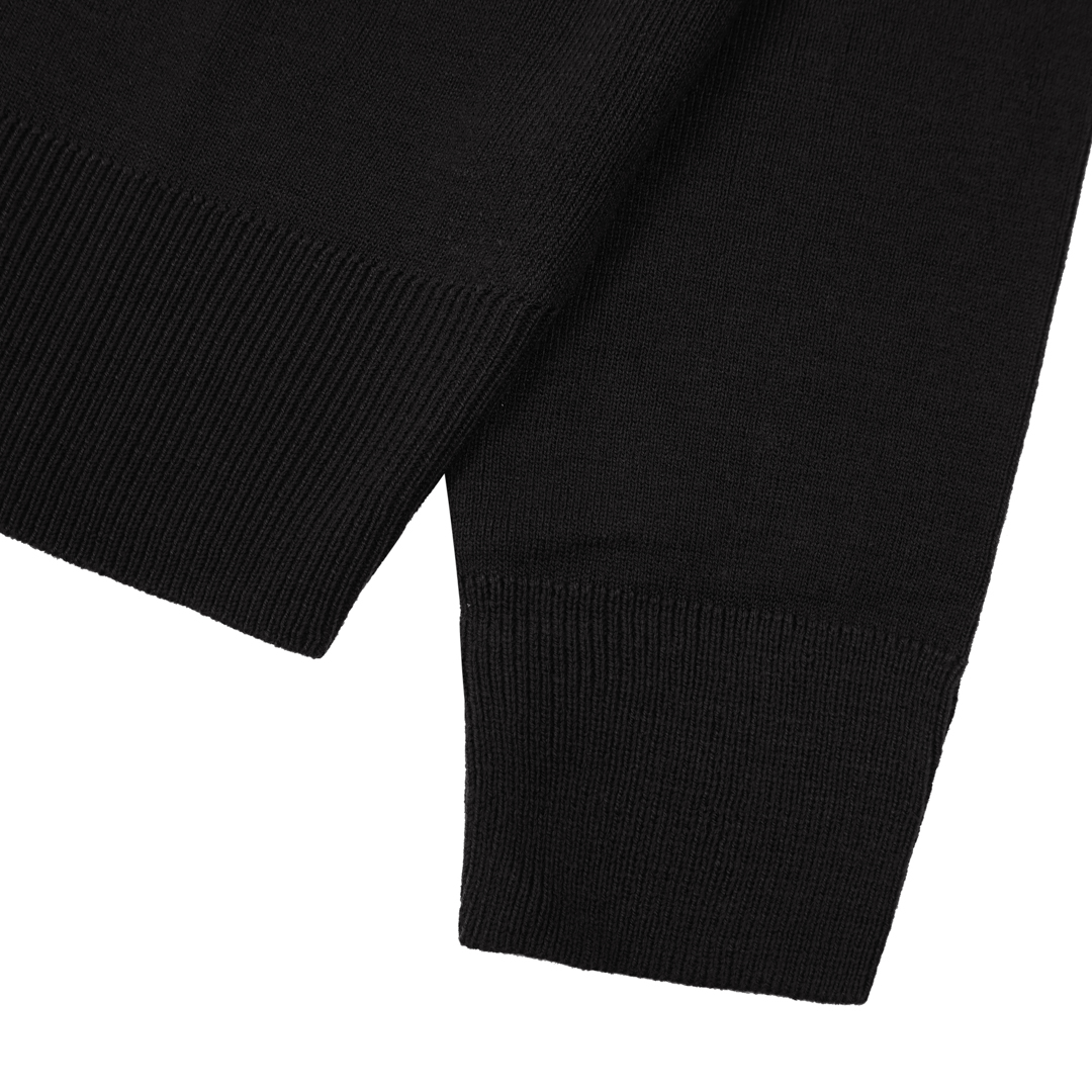 KORRY LOOSE KNIT CARDIGAN BLACK