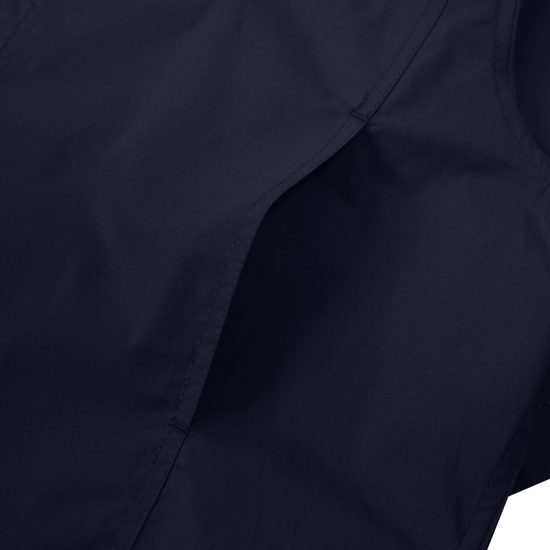 Kemeja Bowling Oversize Yaba Shirt Navy Blue