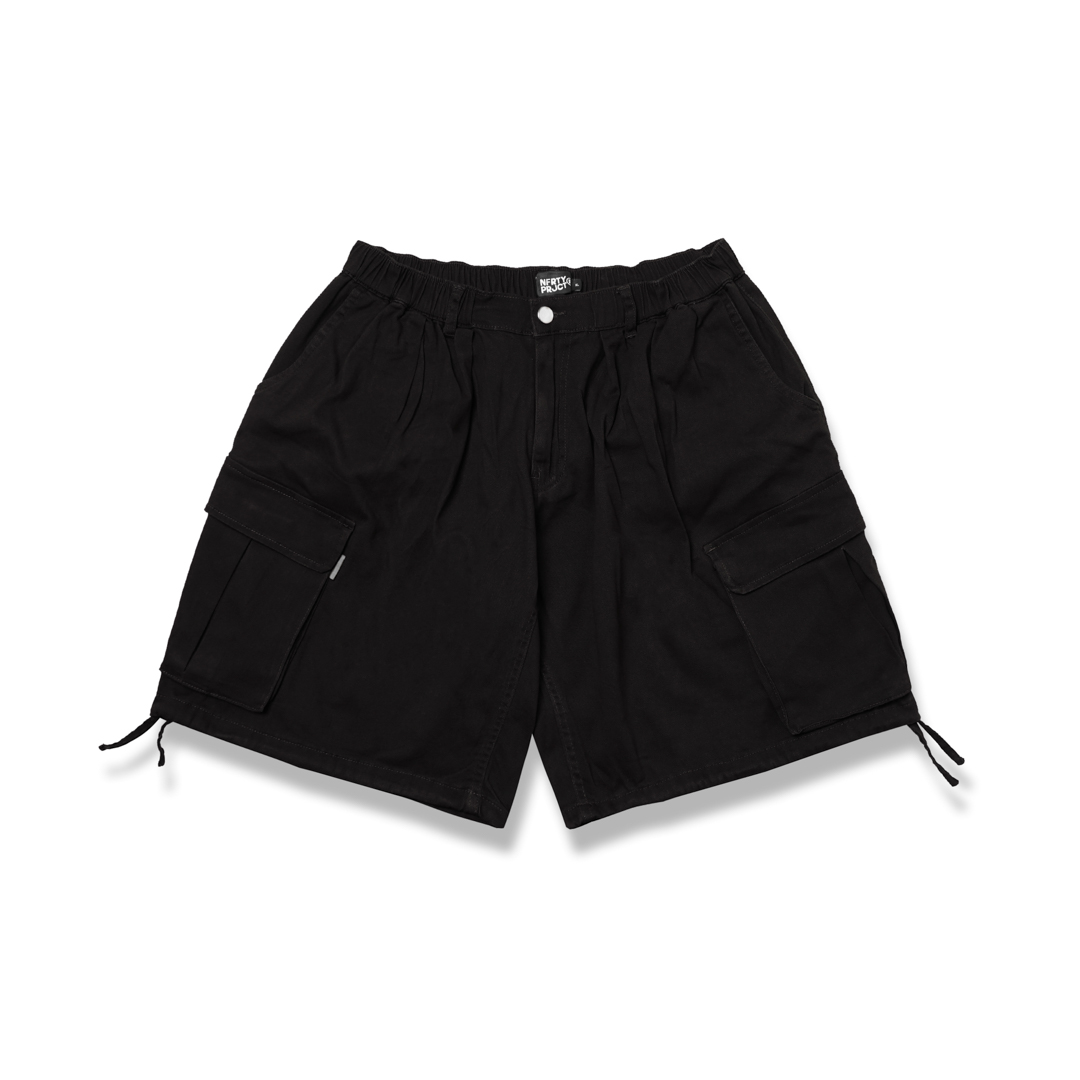 Noforty Tappin Cargo WIDE PANTS black