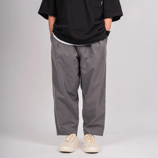 Image of Noforty Project Long Baggy Pants Yuji Grey