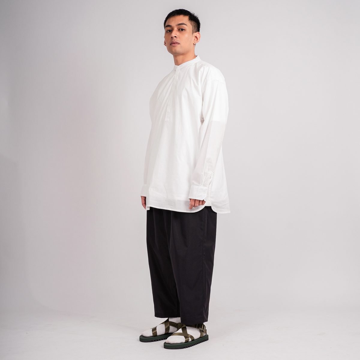 Nofoty Project Akira Sandals Olive