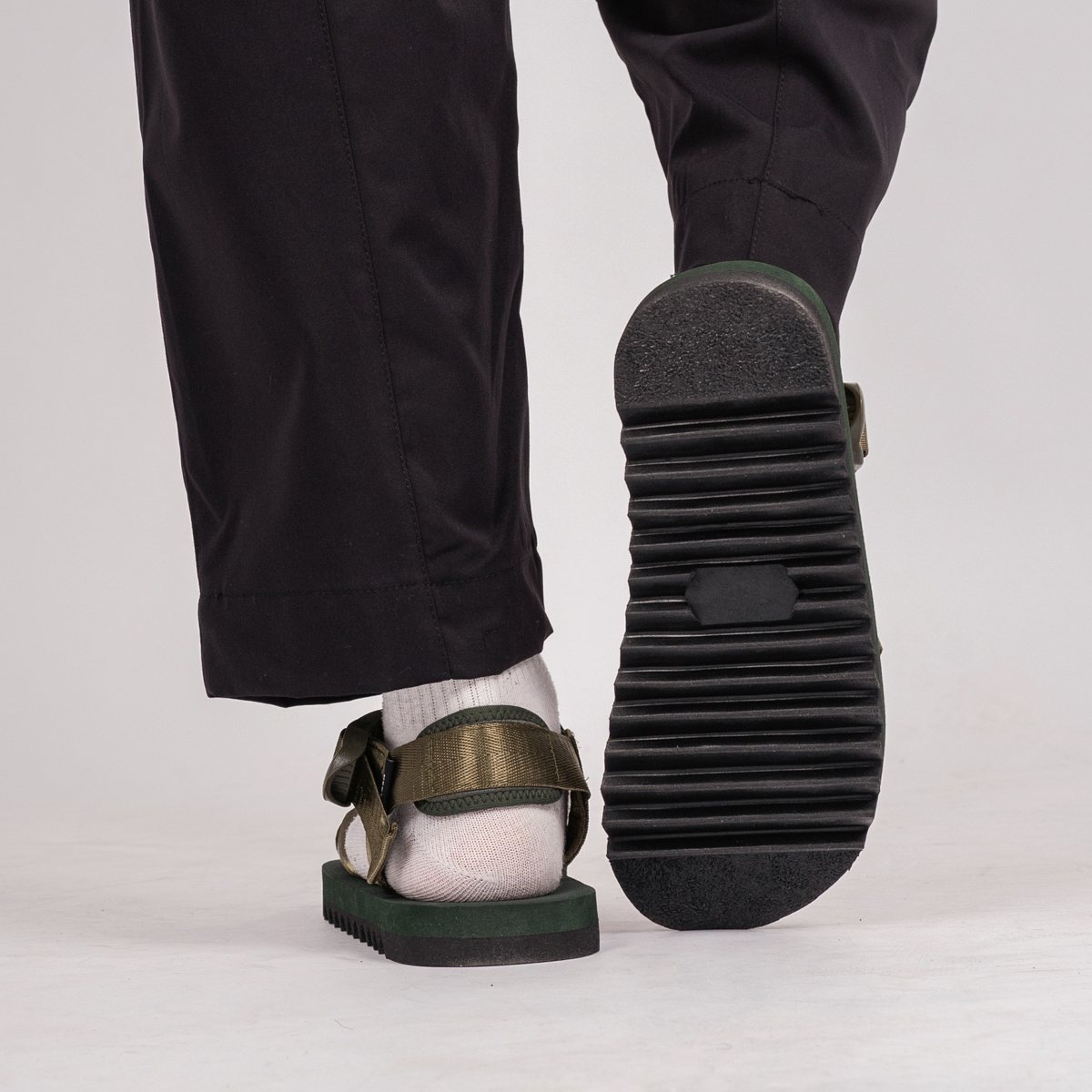 Nofoty Project Akira Sandals Olive