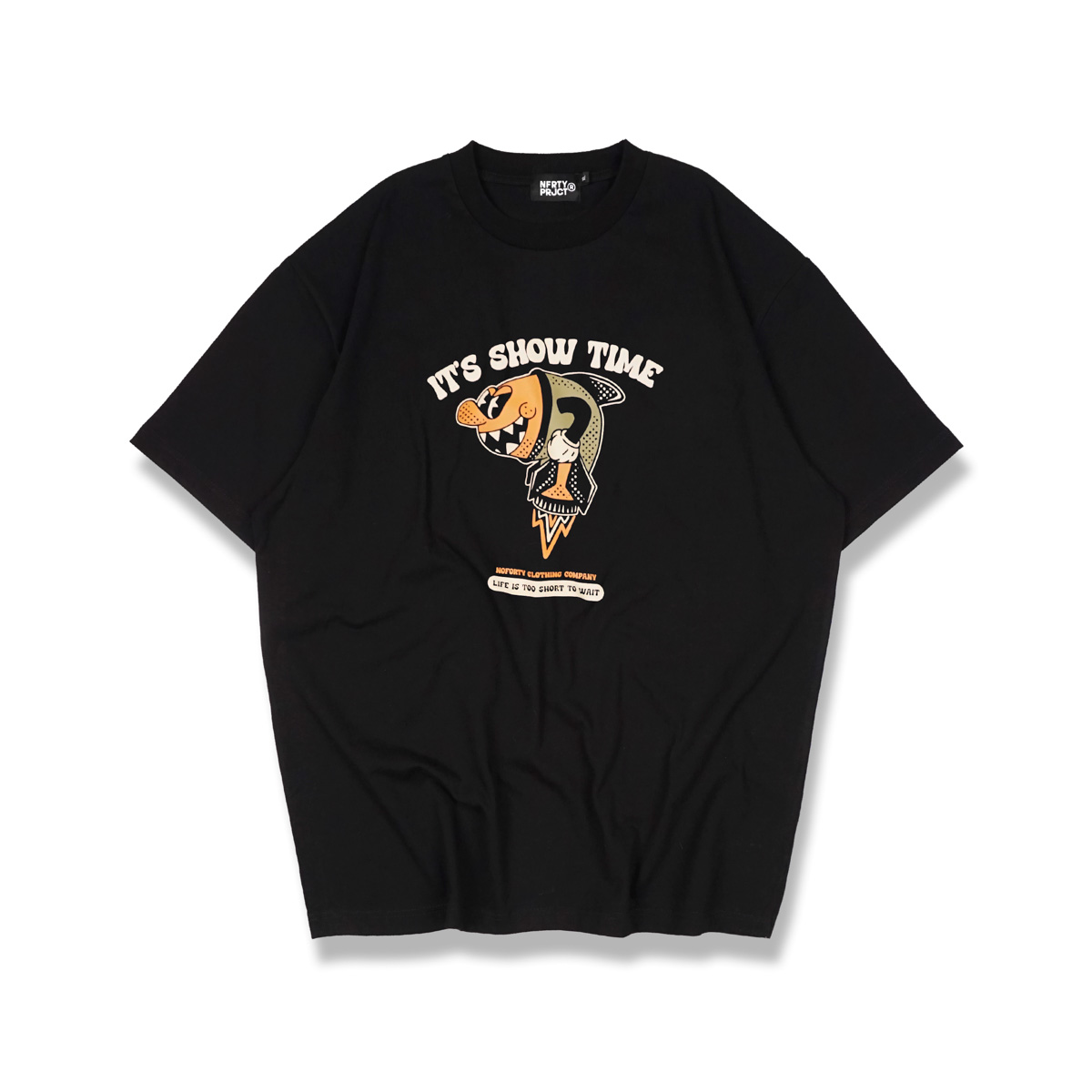 Noforty Oversize Tshirt Missile Black