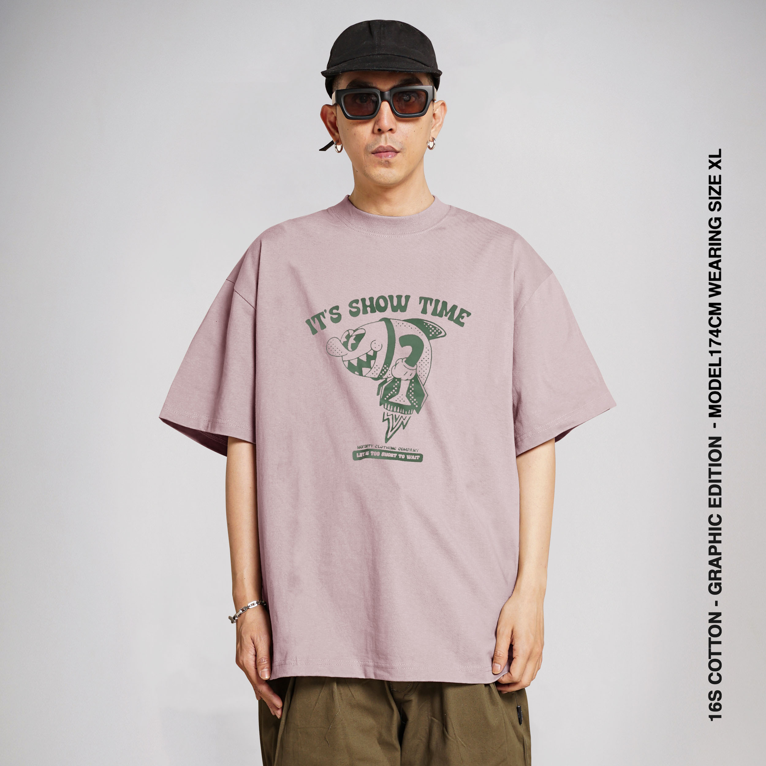 Noforty Oversize Tshirt Missile Lilac