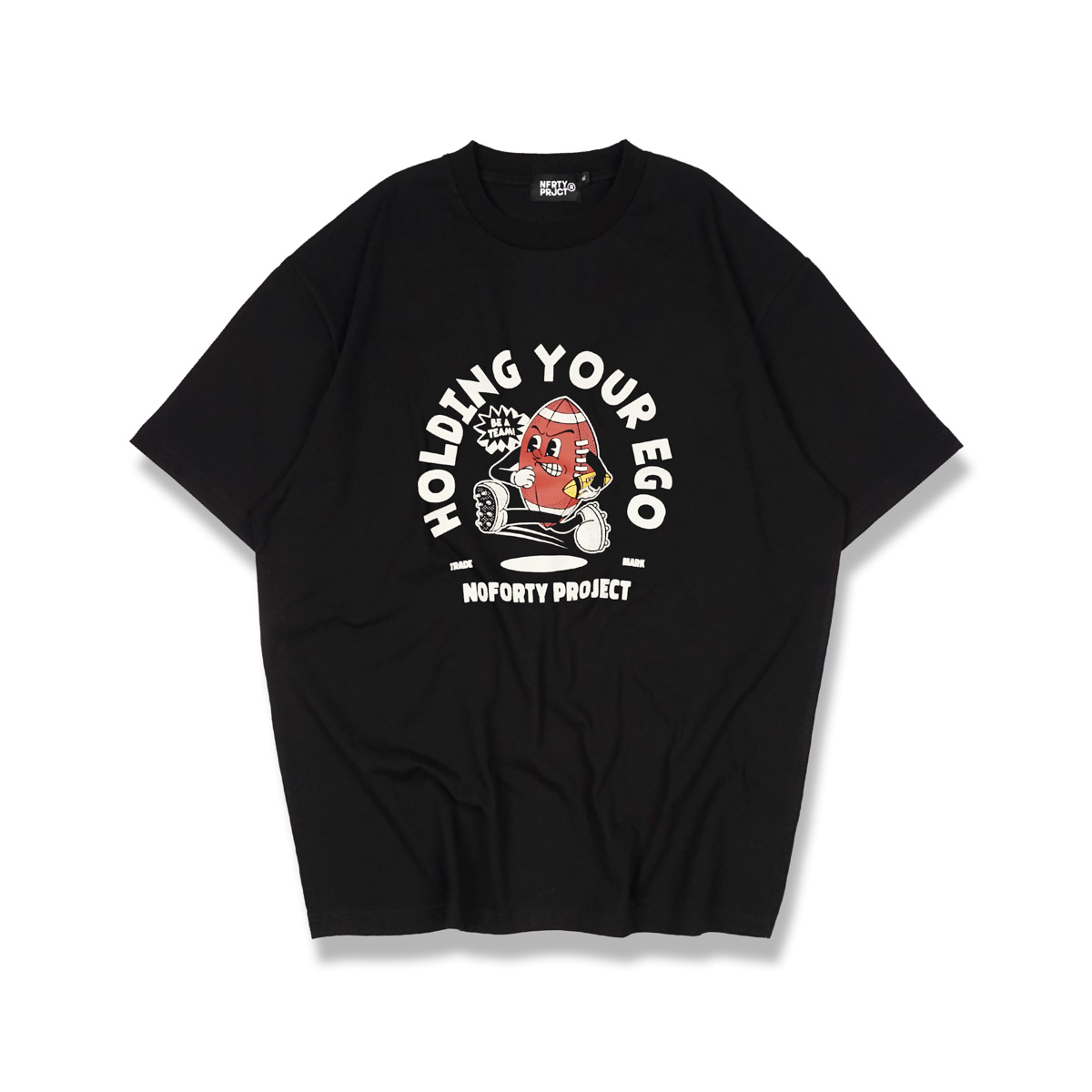 Noforty Oversize Tshirt Ego Black