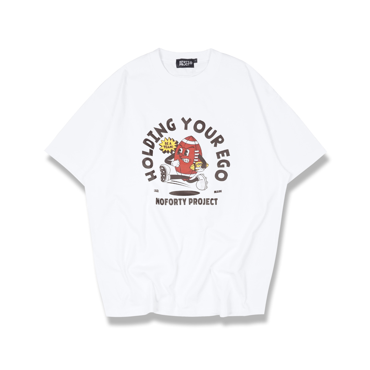 Noforty Oversize Tshirt Ego White