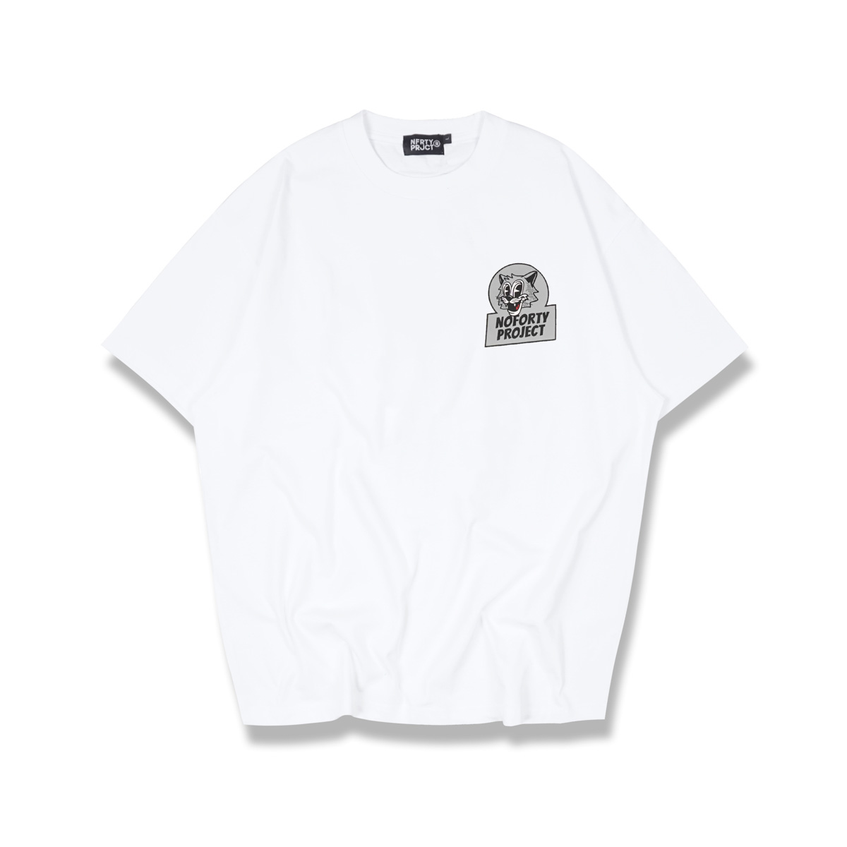 Noforty Oversize Tshirt Fighter White