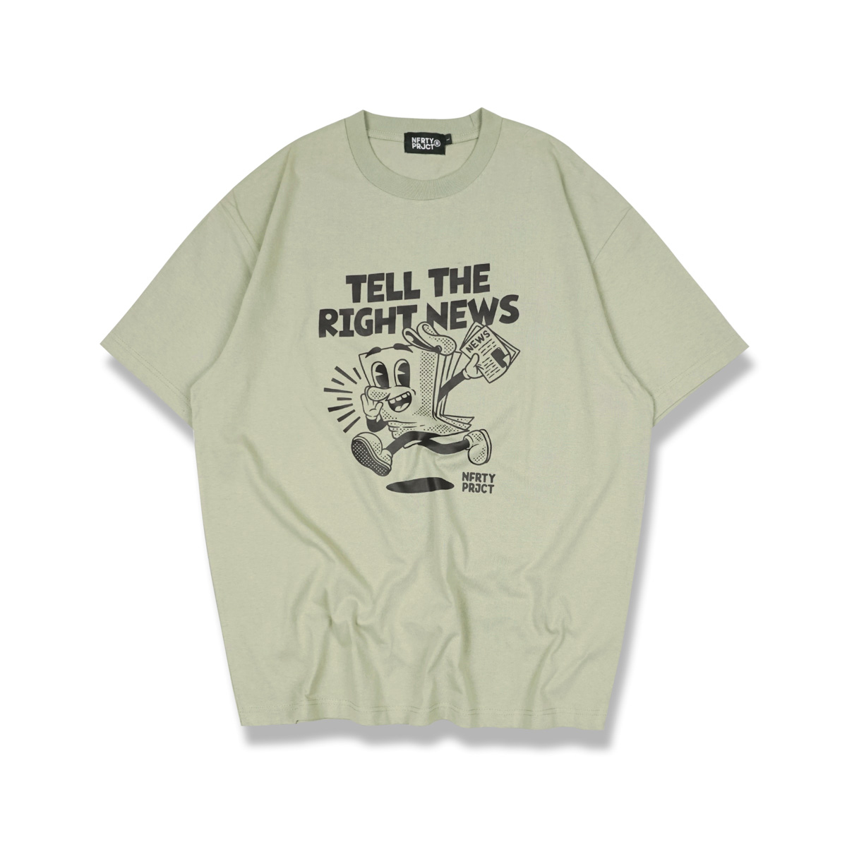 Noforty Oversize Tshirt News Sage