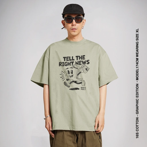 Noforty Oversize Tshirt News Sage