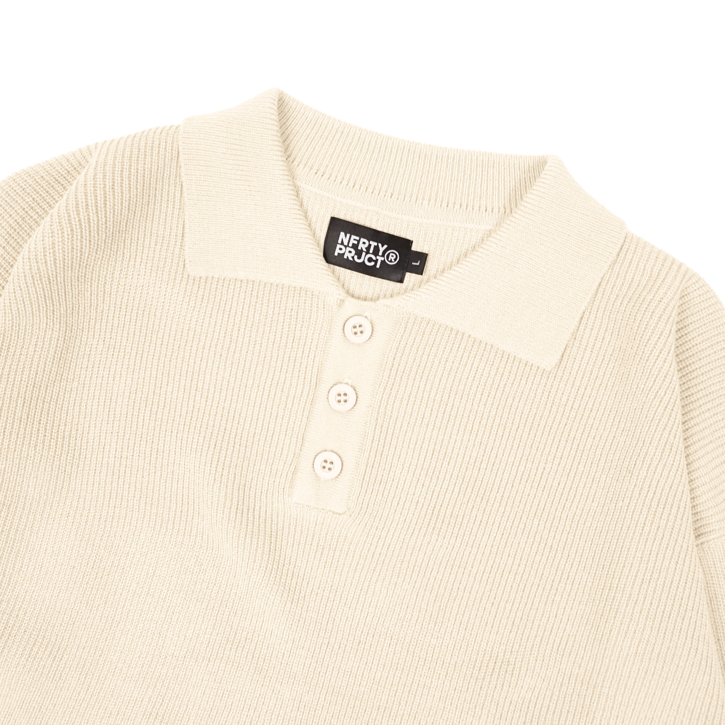 Noforty Project Loose Knit Sweater Katou White