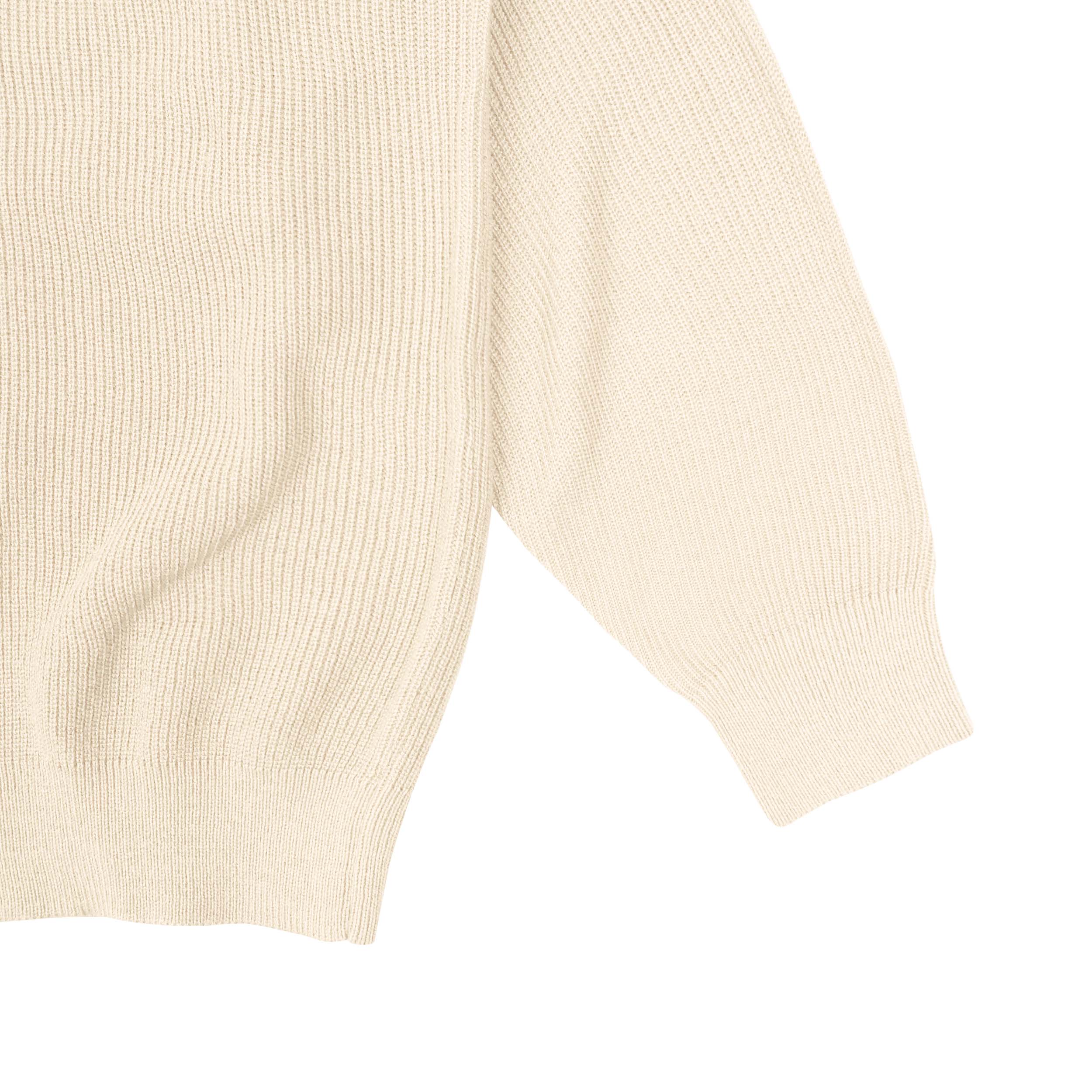 Noforty Project Loose Knit Sweater Katou White