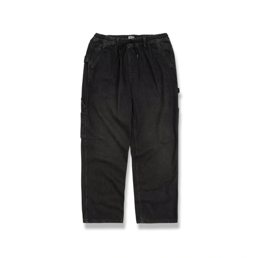Image of Noforty Project Baggy Pants Craph Black