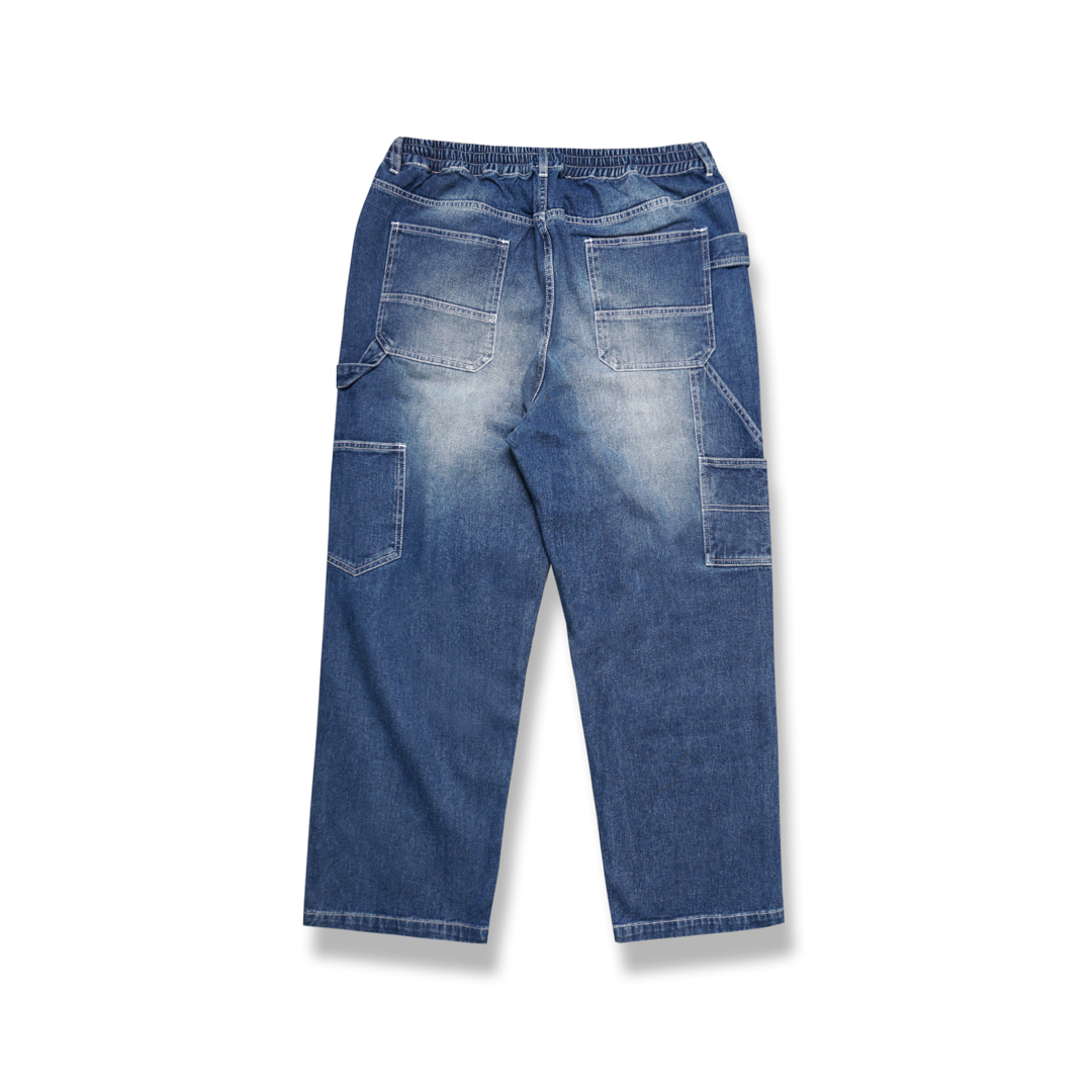 Noforty Project Baggy Pants Craph Light Blue
