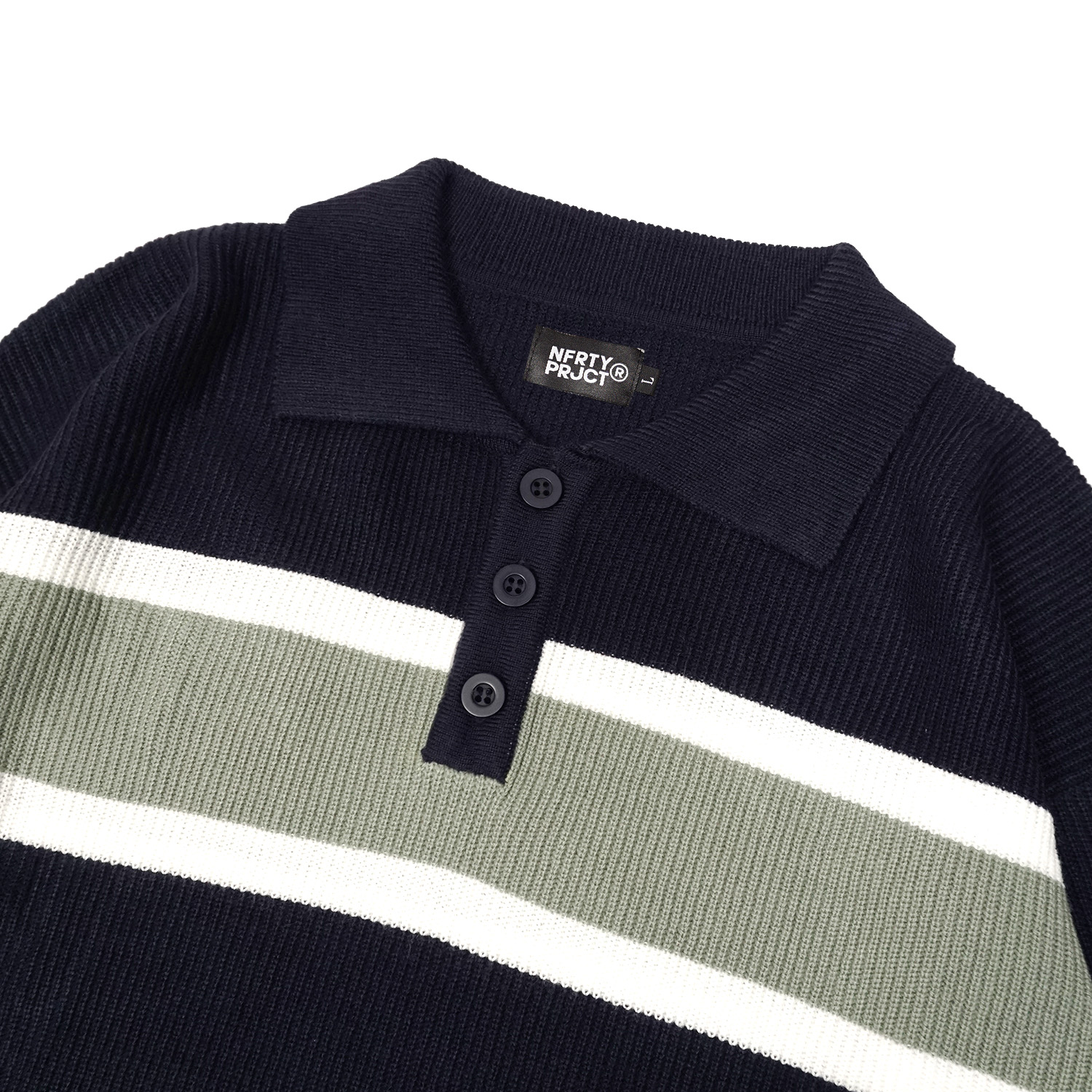 Noforty Project Loose Knit Sweater Raffel Blue