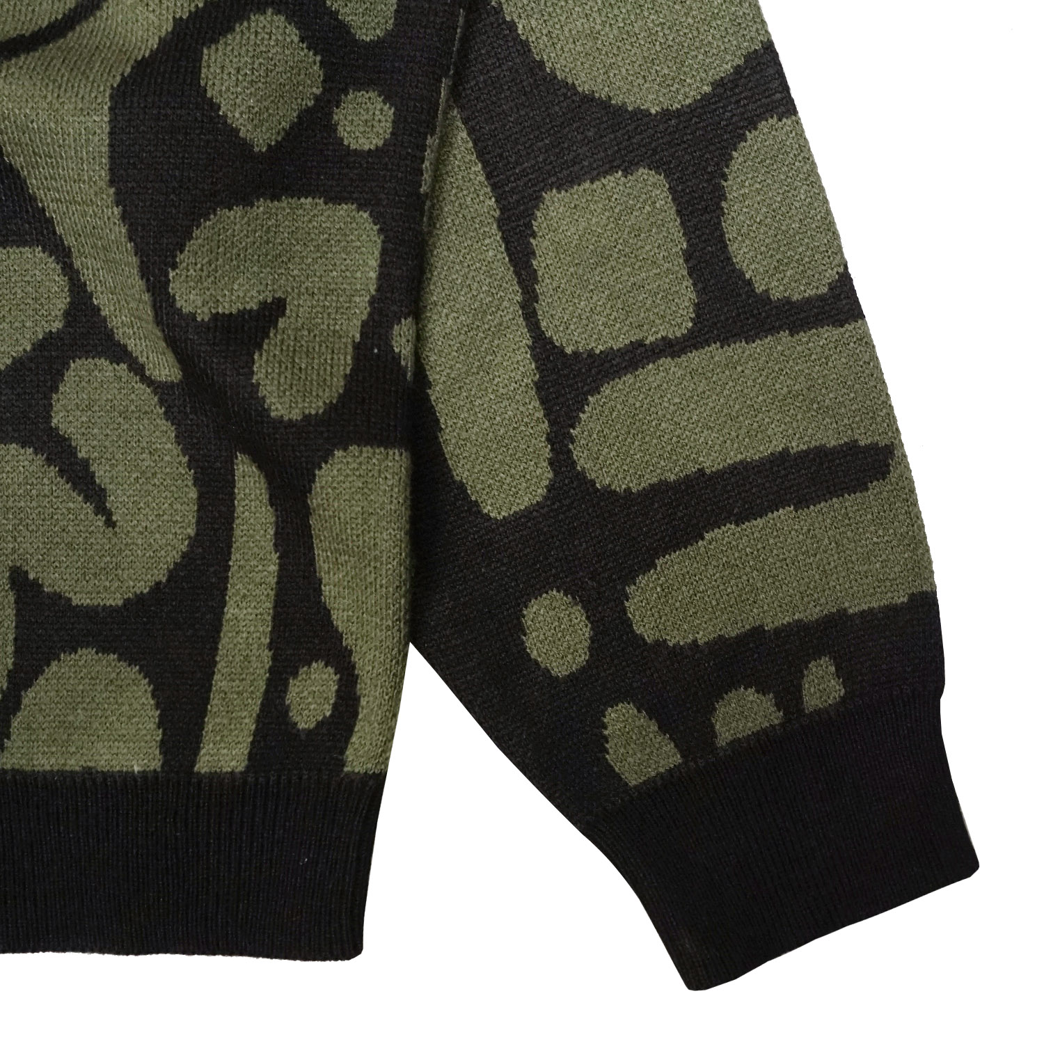 Noforty Project Loose Knit Cardigan Doodle Black