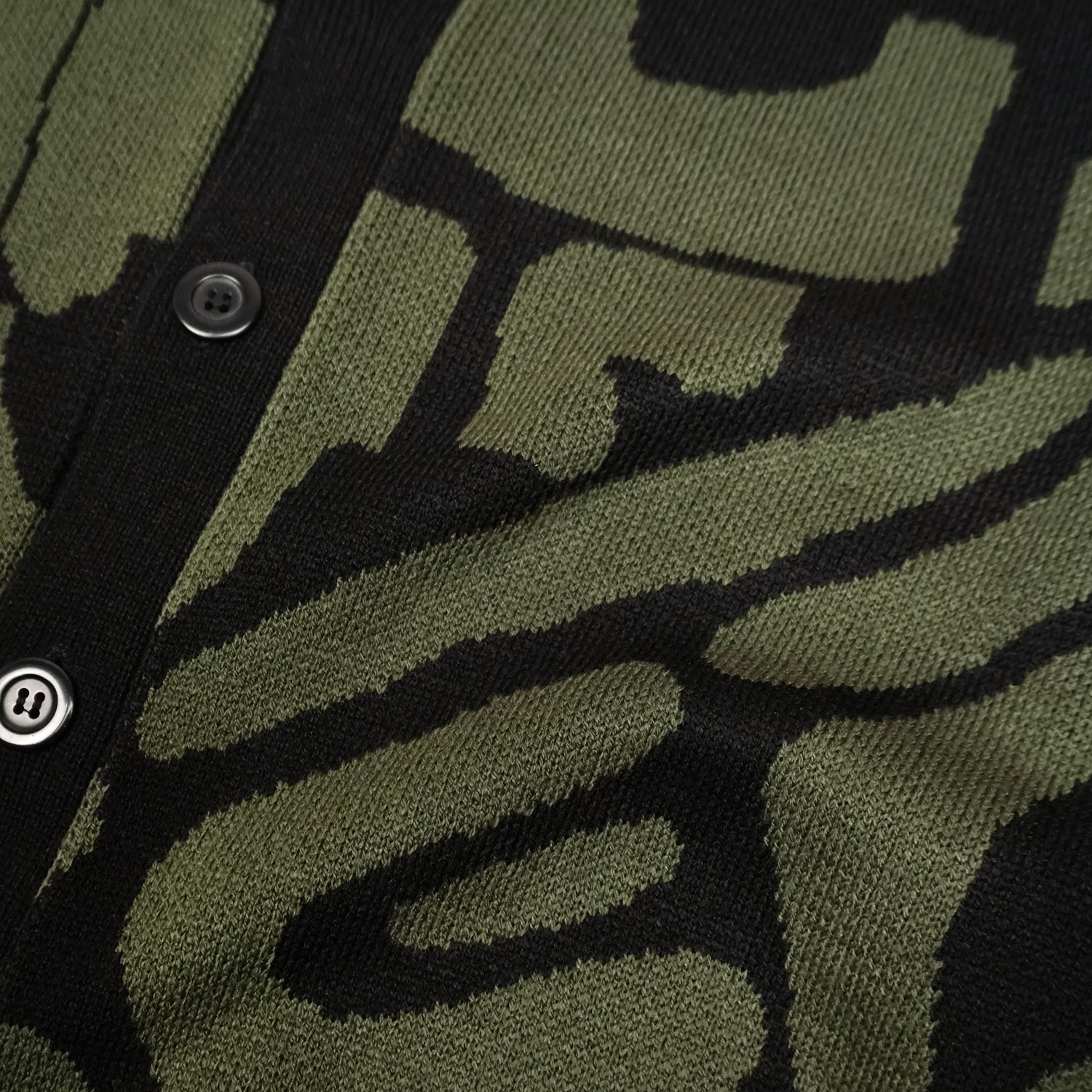 Noforty Project Loose Knit Cardigan Doodle Black