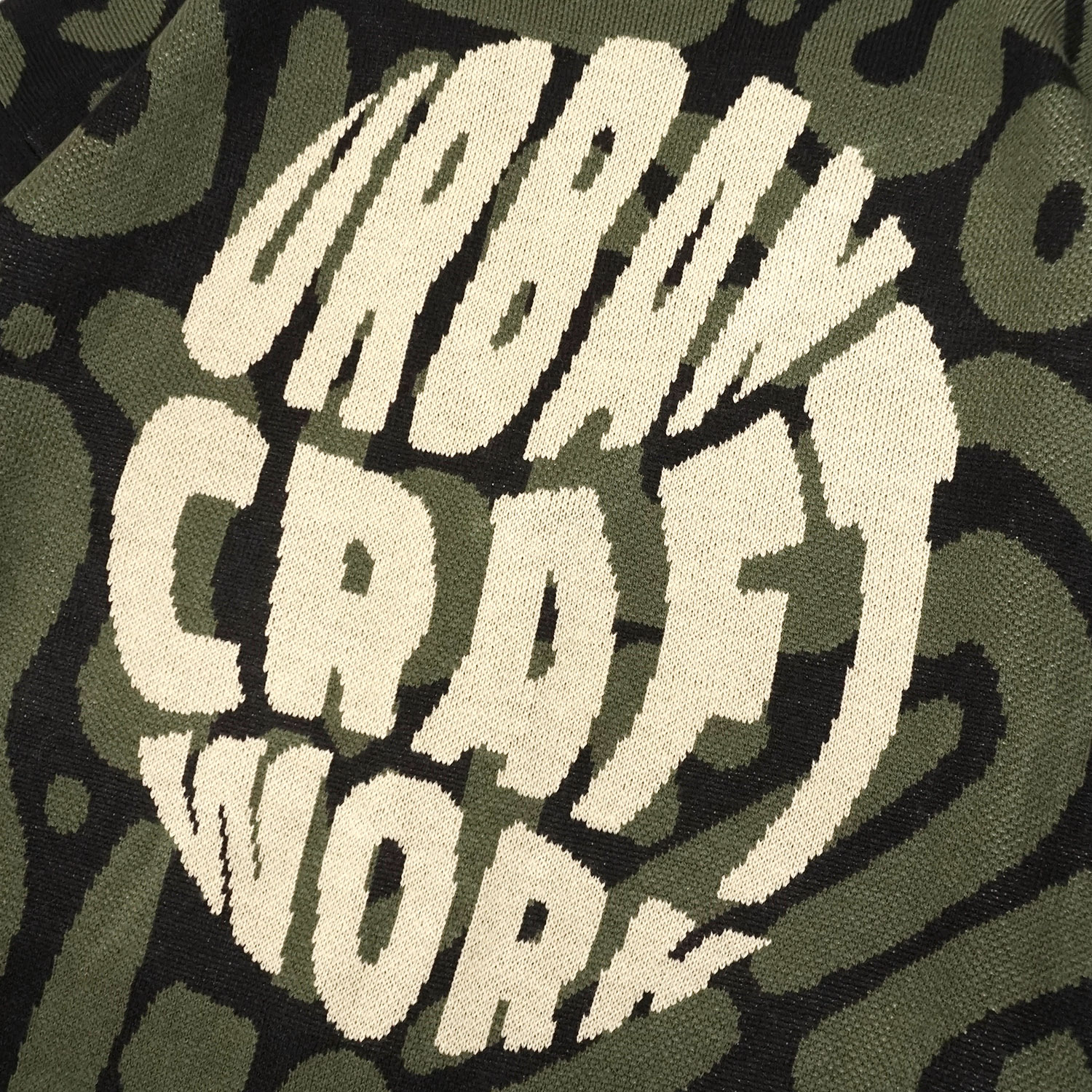 Noforty Project Loose Knit Cardigan Doodle Black