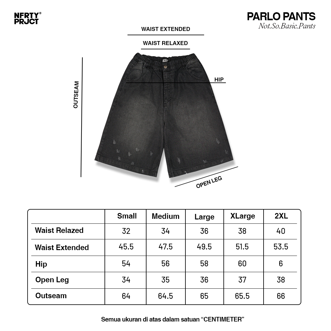 Noforty Project Jeans Short Pants Parlo Black