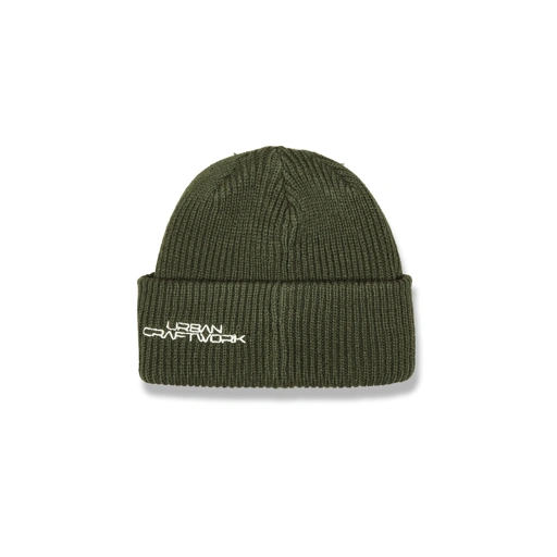 Image of Noforty Project Beanie Hat Tuckle Olive