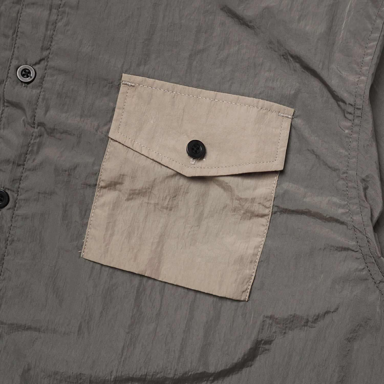 Noforty Project Oversize Short Shirt Ginza Olive