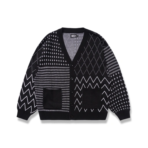 Image of Noforty Project Loose Knit Cardigan Sirco Black