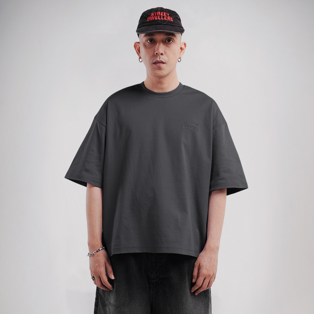 Noforty Project Oversize Tshirt Daijobu Dark Grey