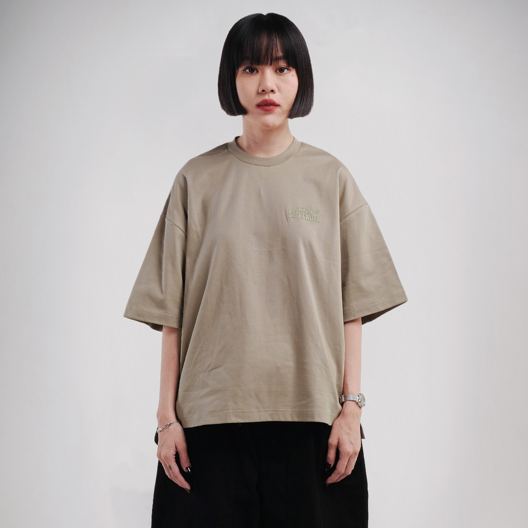 Noforty Project Oversize Tshirt Daijobu Coklat Sage